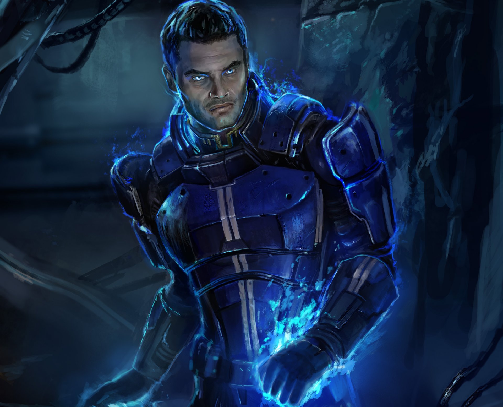art dunechampion mass effect kaidan alenko men fragment