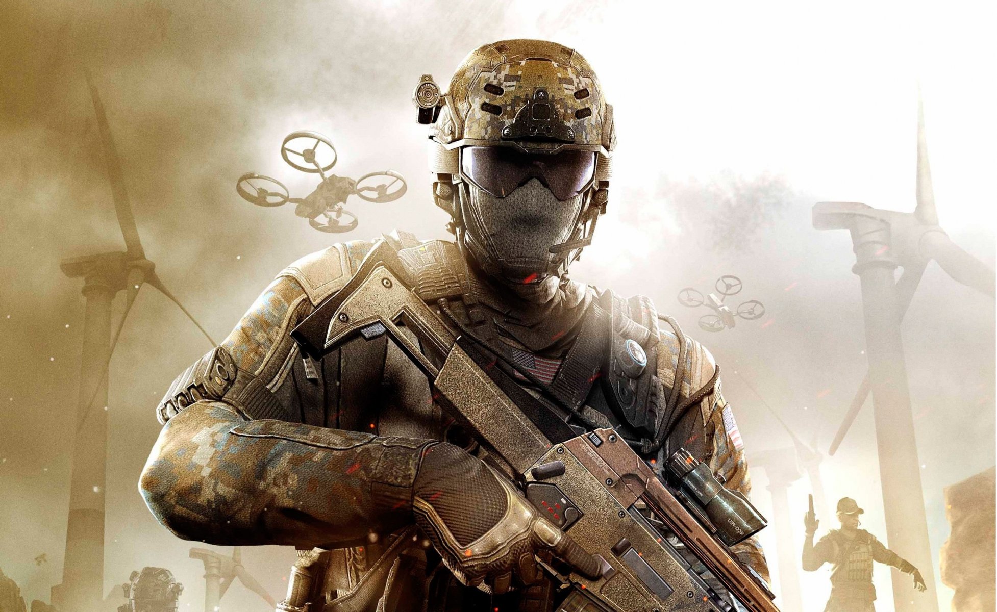 call of duty black ops 2 soldato militare armi mulini a vento