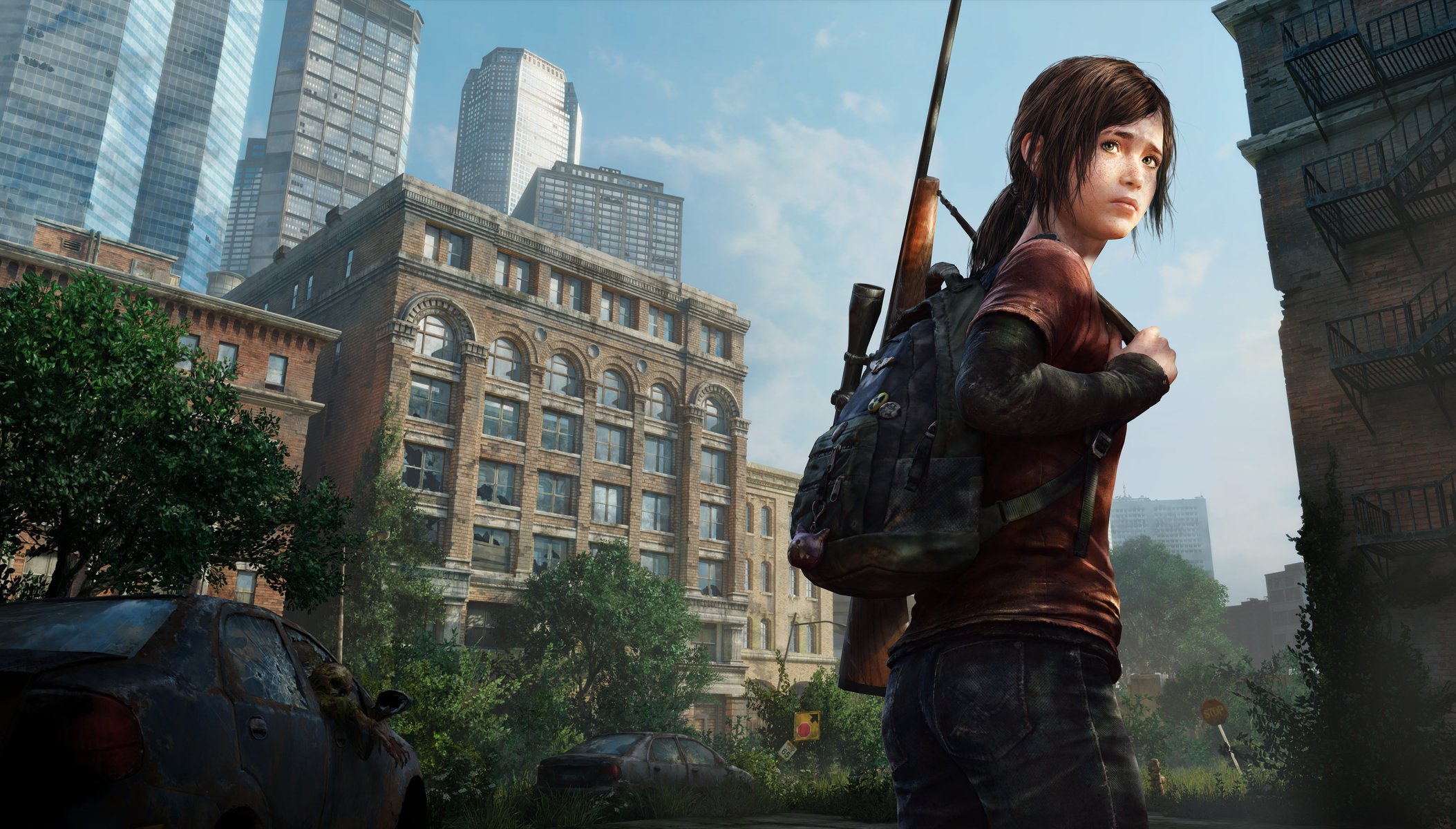 the last of us town apocalypse machinery epidemic end of the world girl ally
