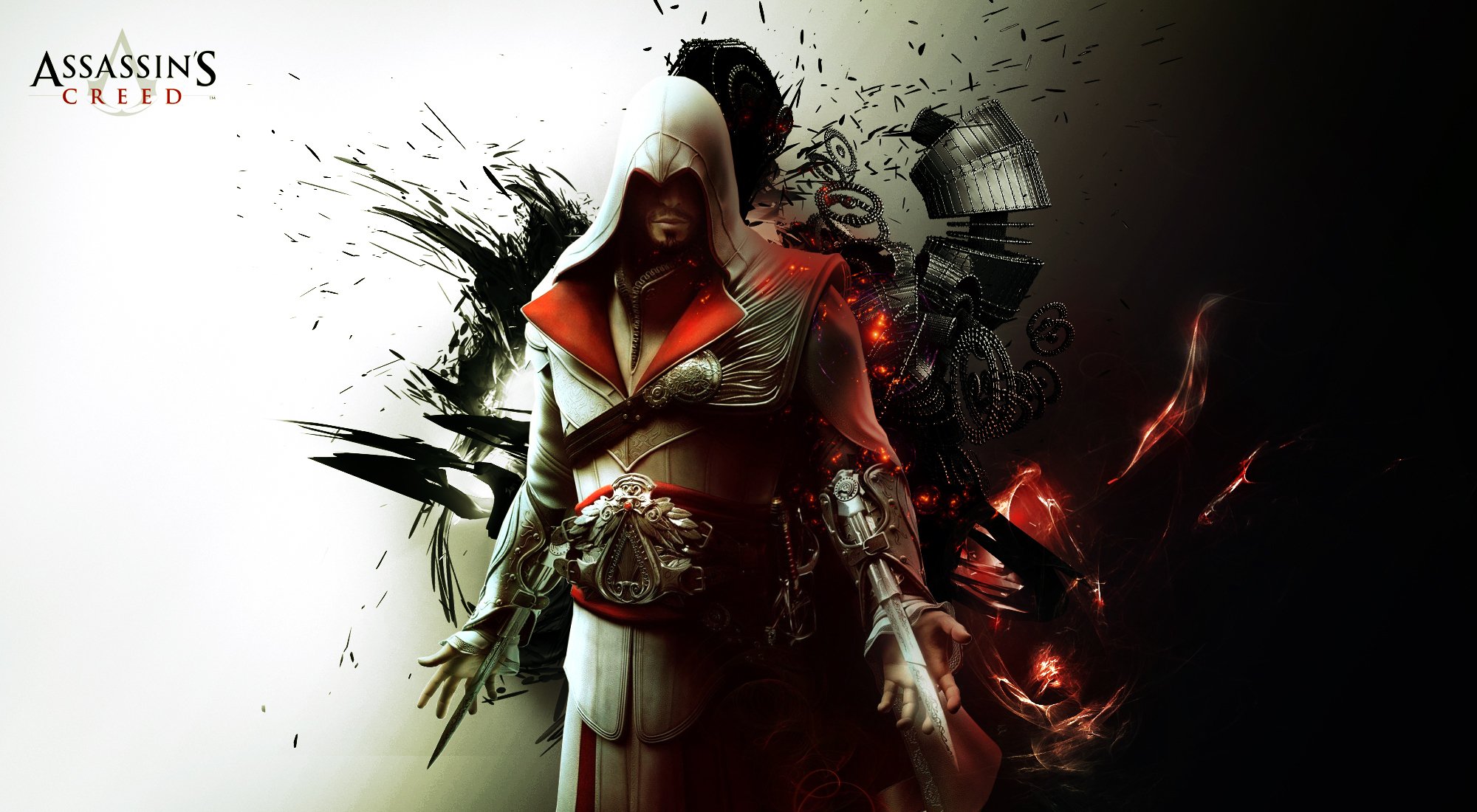assassins creed brotherhood ezio auditore da firenze abstract background assassin assassin assassin s creed brotherhood of blood abstract background