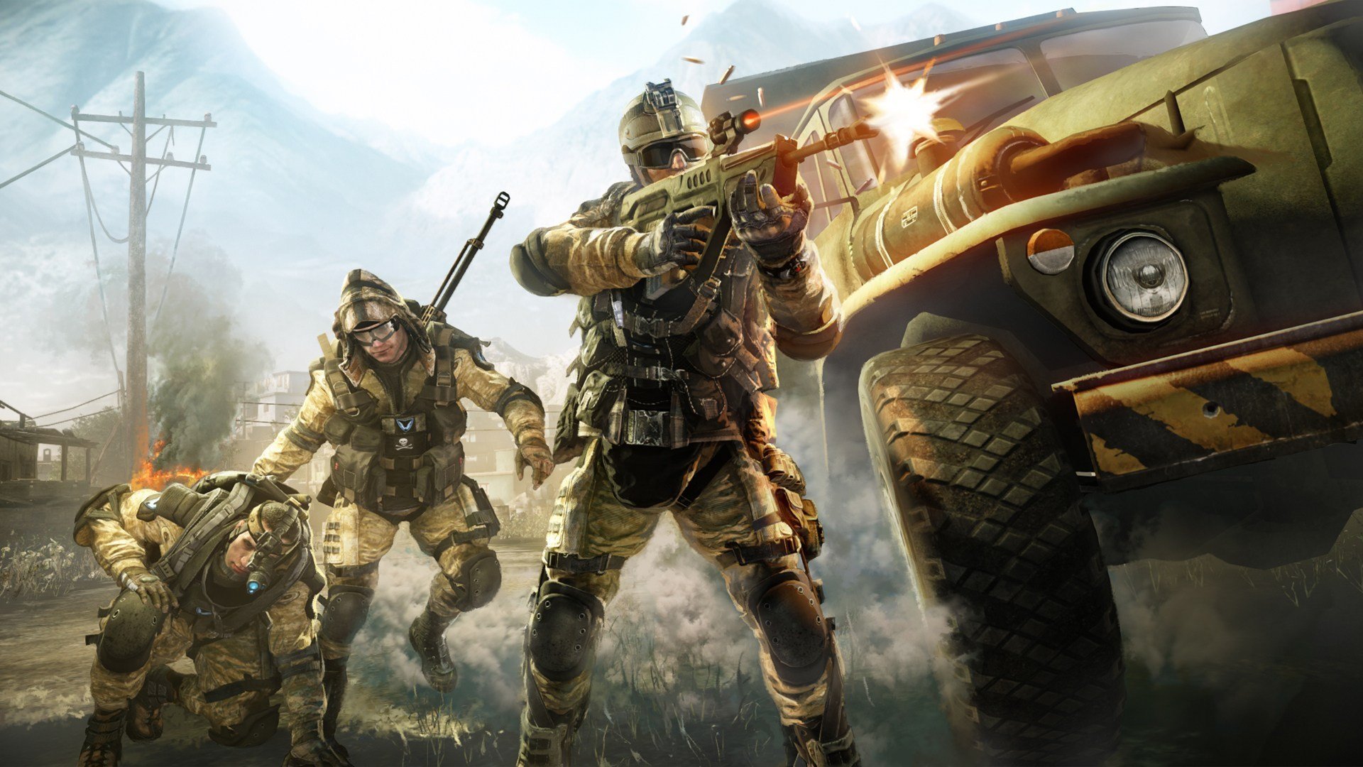 warface soldati guerra stormtrooper cecchino ingegnere armi camion crytek scontro a fuoco battaglia