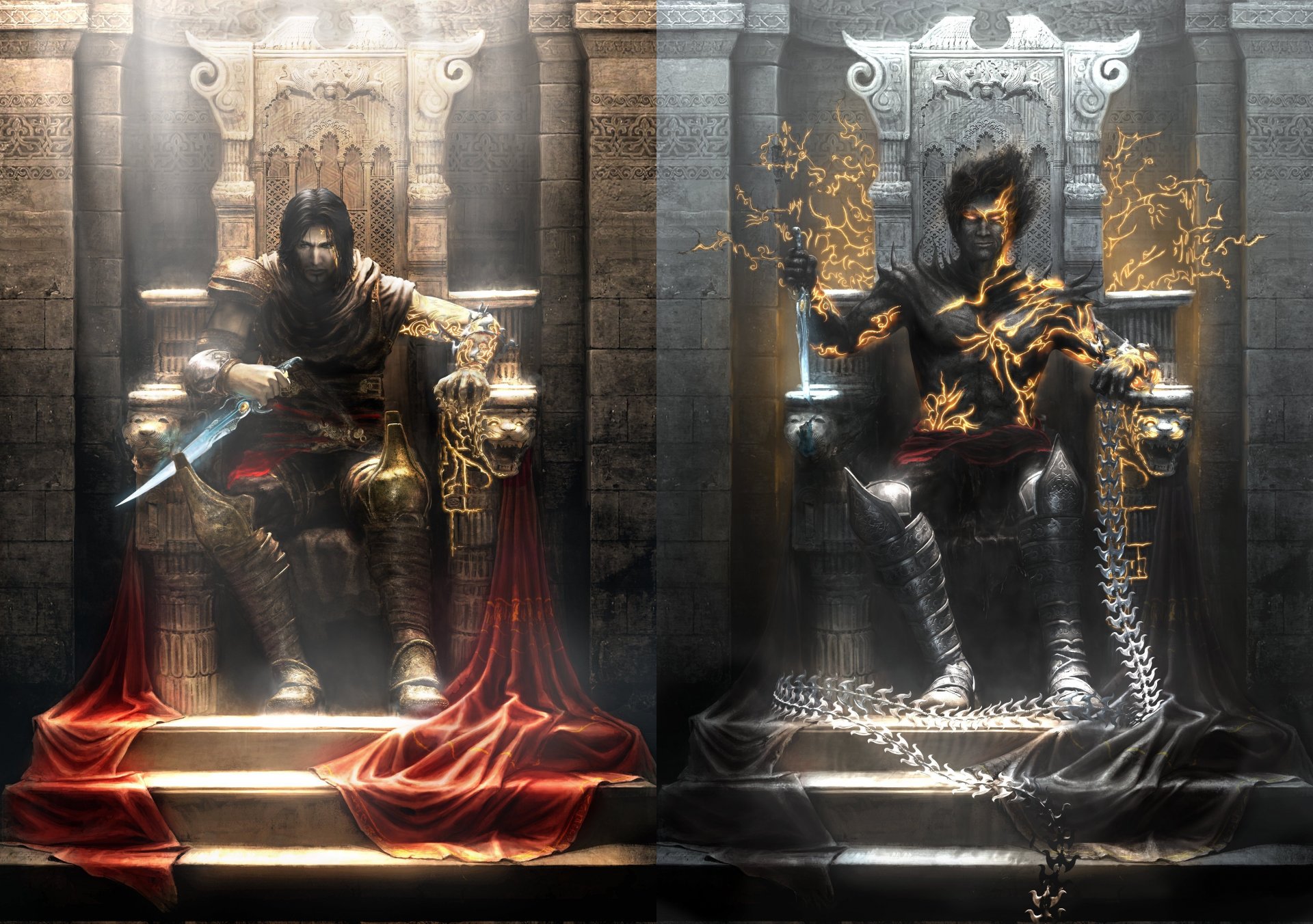 prince of persia two thrones dark prince wallpaper games game