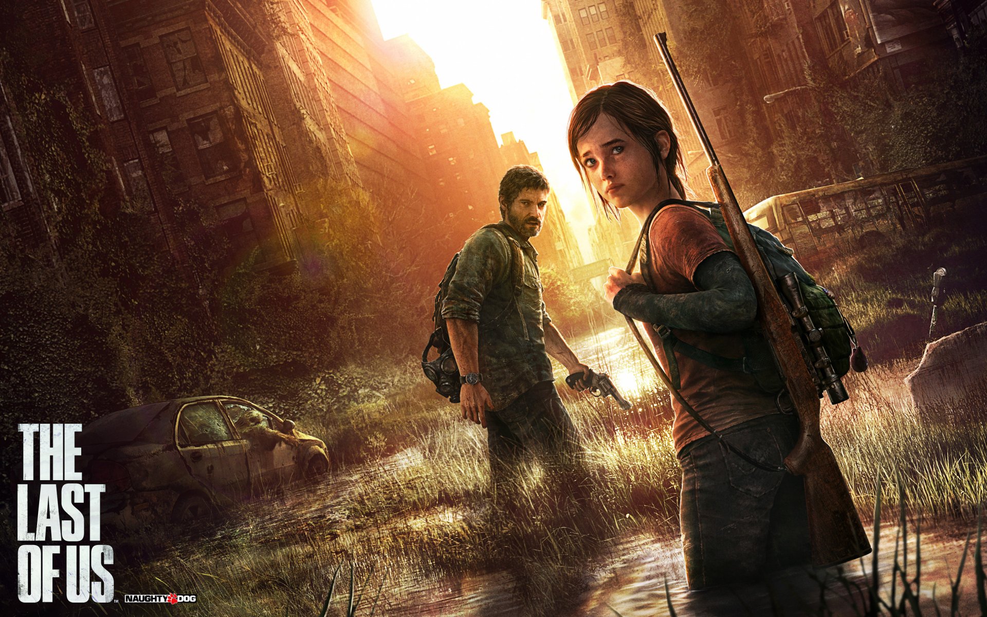 the last of us some of us naughty dog playstation 3 joel ellie survivors devastation rifle weapons city house