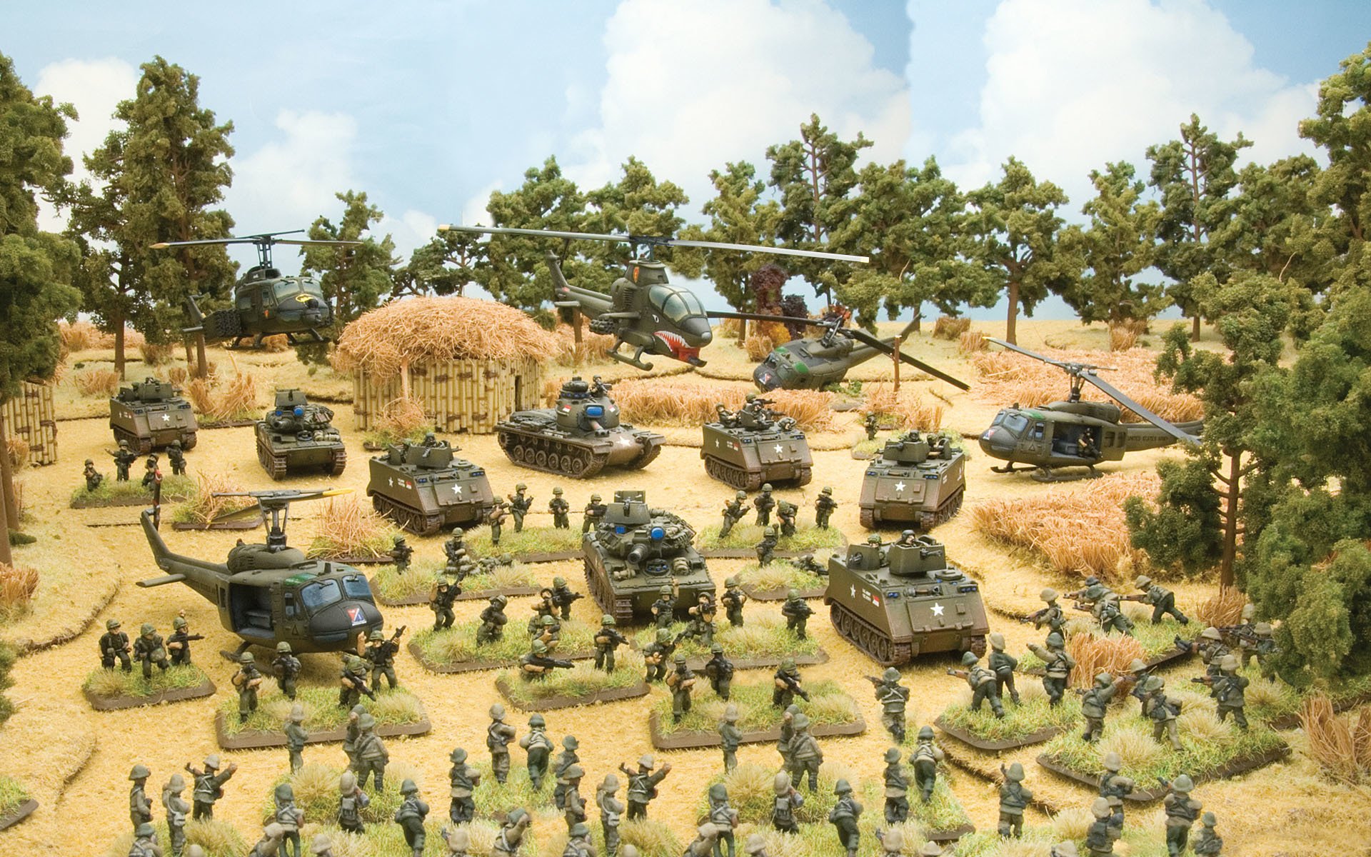art soldats plateau jeu par vetnam guerre de série table tactique jeux wargames tropique la foudre la guerre des flammes marquer guerre du vietnam miniatures jeu