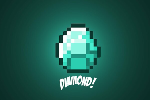 Diamante dal gioco Maincraft