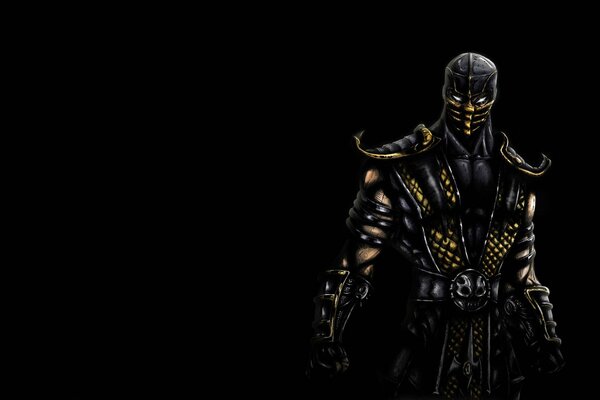 Mortal Kombat ninja fond sombre