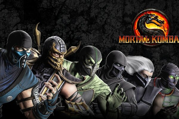 Персонажи компьютерной игры mortal kombat