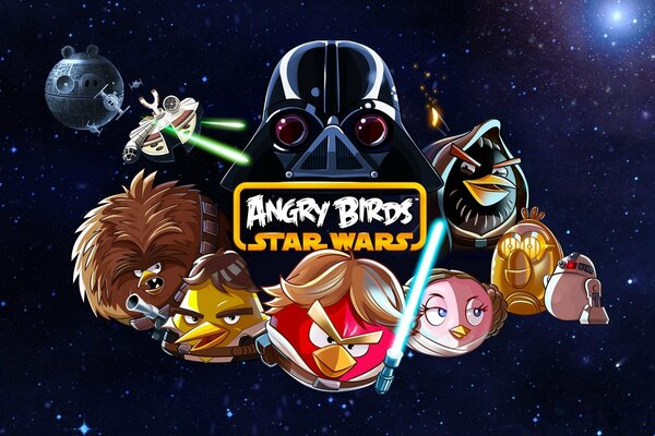 Jeu d ordinateur Angry Birds série Star Wars