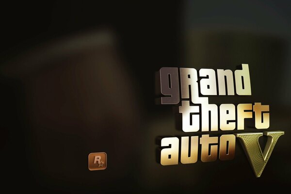 Poster per il gioco per computer GTA 5 giallo