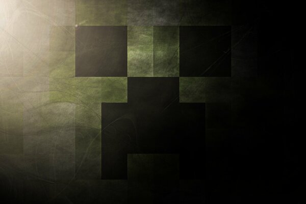 Juego Minecraft. Píxeles