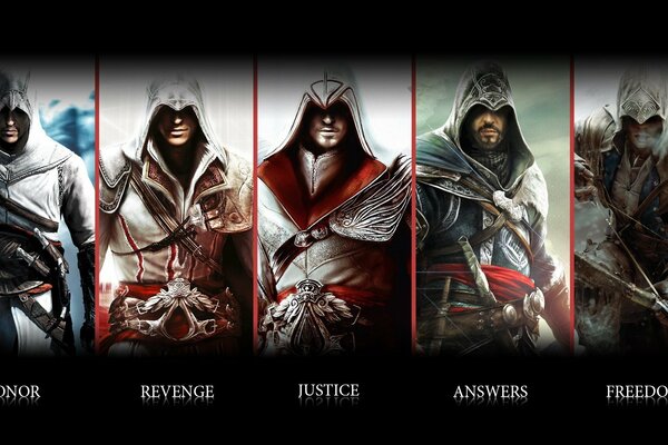 Personnage du jeu assassin Creed