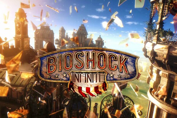The game bioshock infinity. Medieval town