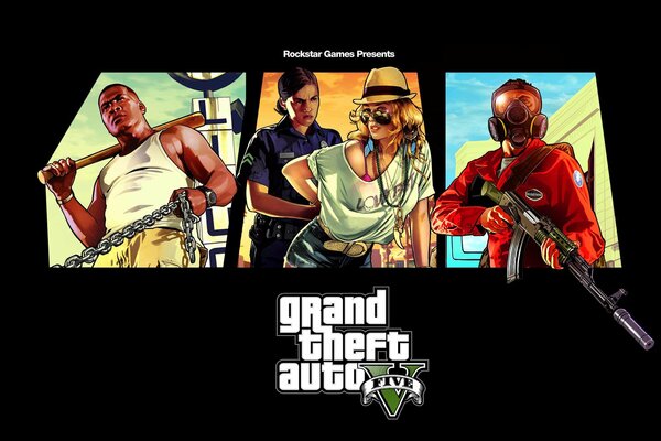 Заставка grand theft auto v в хорошем качестве