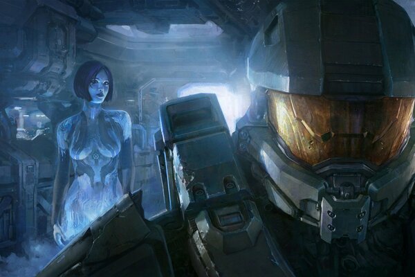 Xbox 360 maître John-117 hologramme