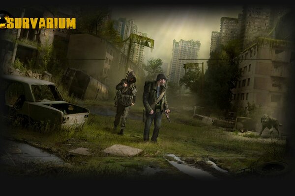 Pripyat, atomic explosion, stalkers on the hunt