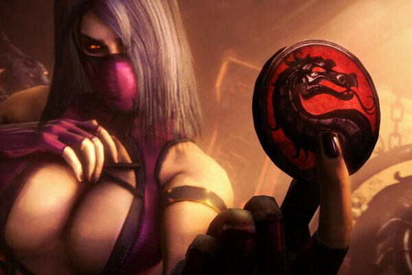 Mileena ciągnie monetę, ale twoje spojrzenie pada na inne okręgi