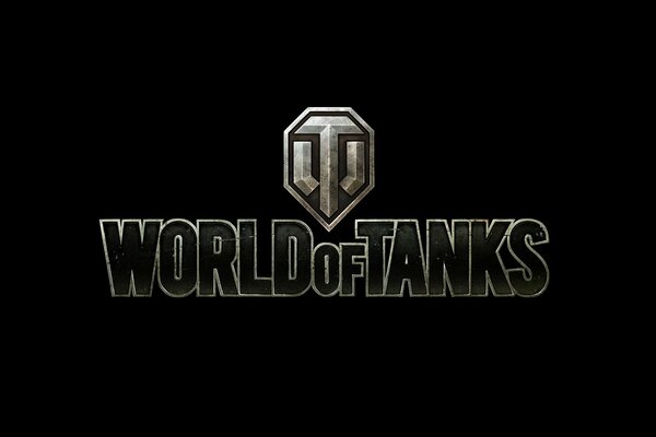 The emblem of the popular game world of tanks