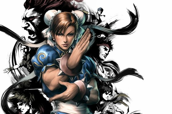 Bella ragazza di Street Fighter