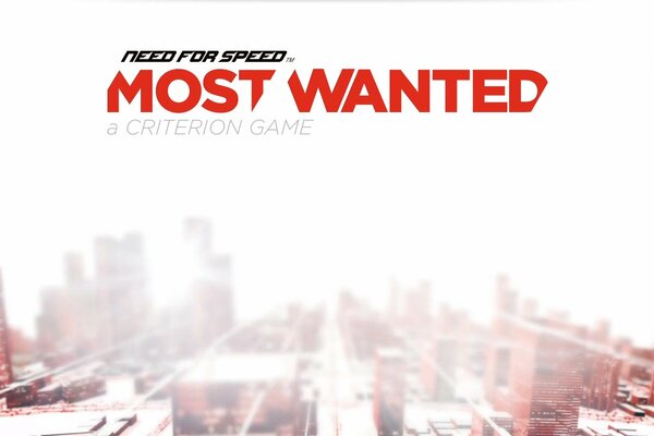 Заставка с красной надписью MOST WANTED