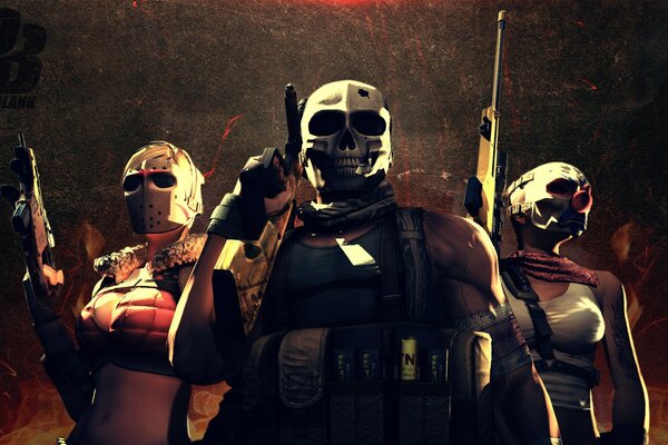 Three skeleton killers are looking for new victims