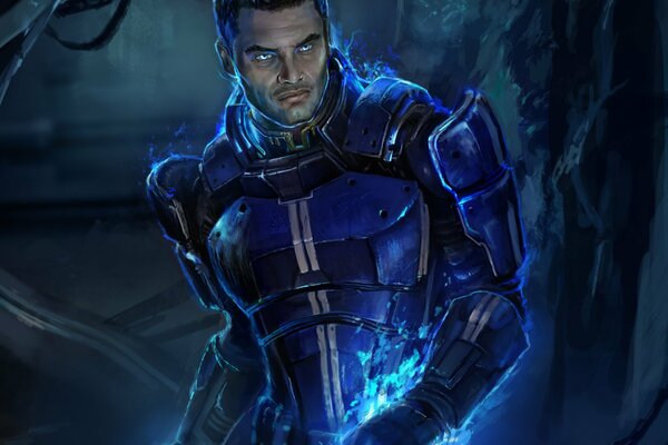 El arte de Kayden alenko de mass effect
