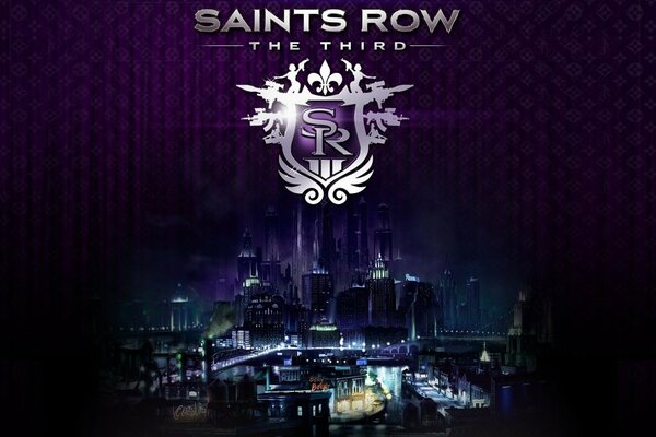 Logo saints row terza città di Steelport