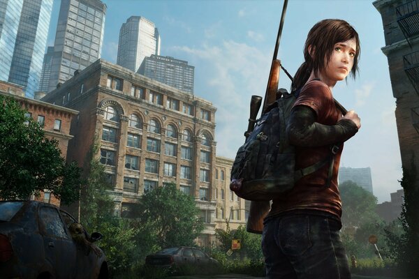 Un personaje animado y sus aventuras en una gran ciudad