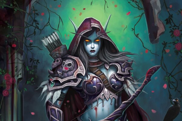 Elf sylvanas windwing from warcraft