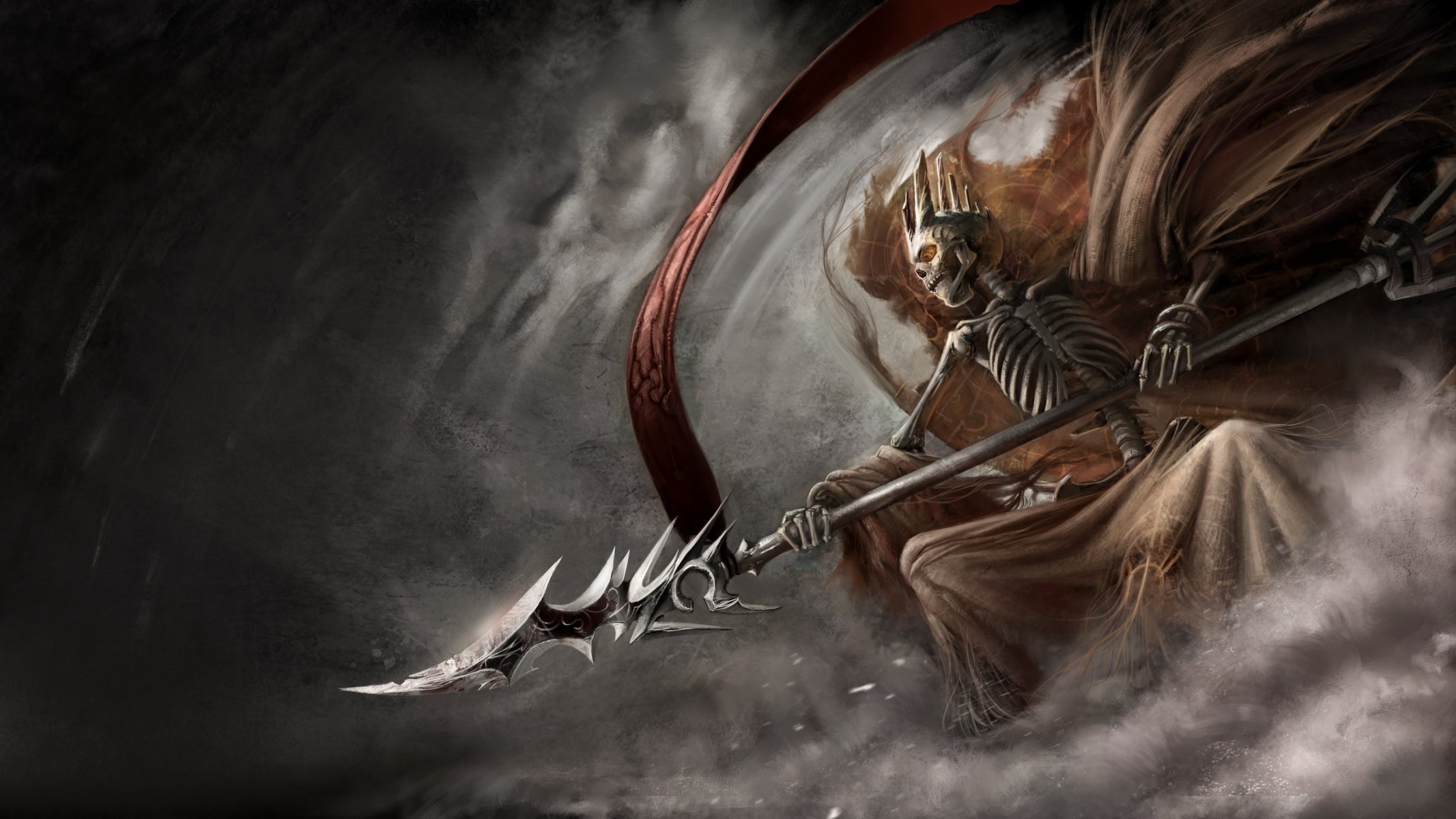 the dark eye demonicon skeleton lich staff spear haze