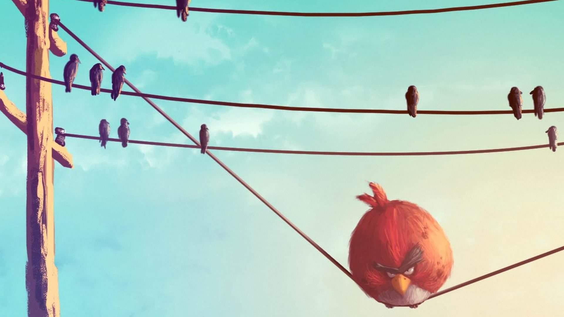 angry birds angry birds red wires bird