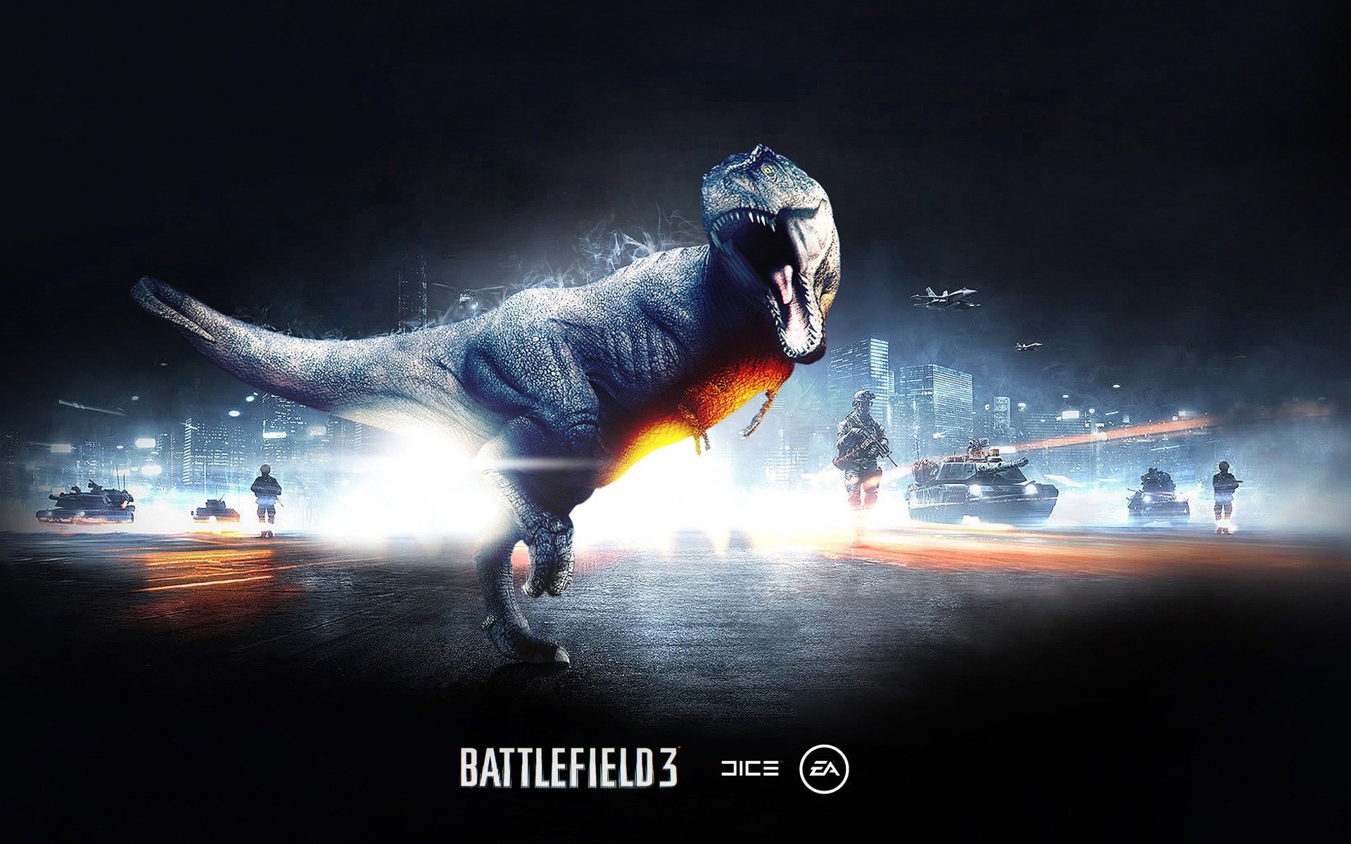 battlefield 3 dinosaur rick raptor