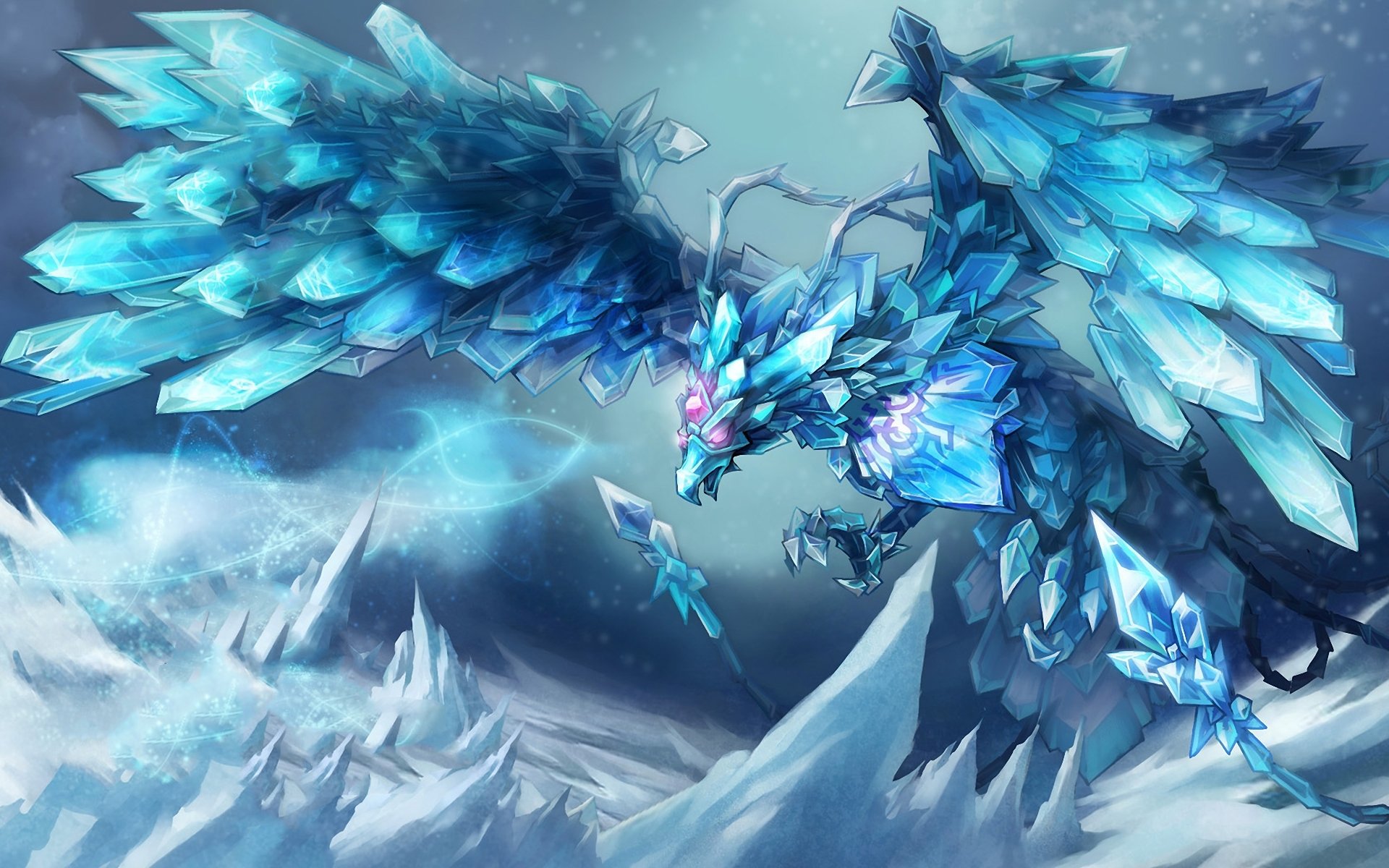 liga de leyendas anivia pájaro hielo nieve frío cristales magia