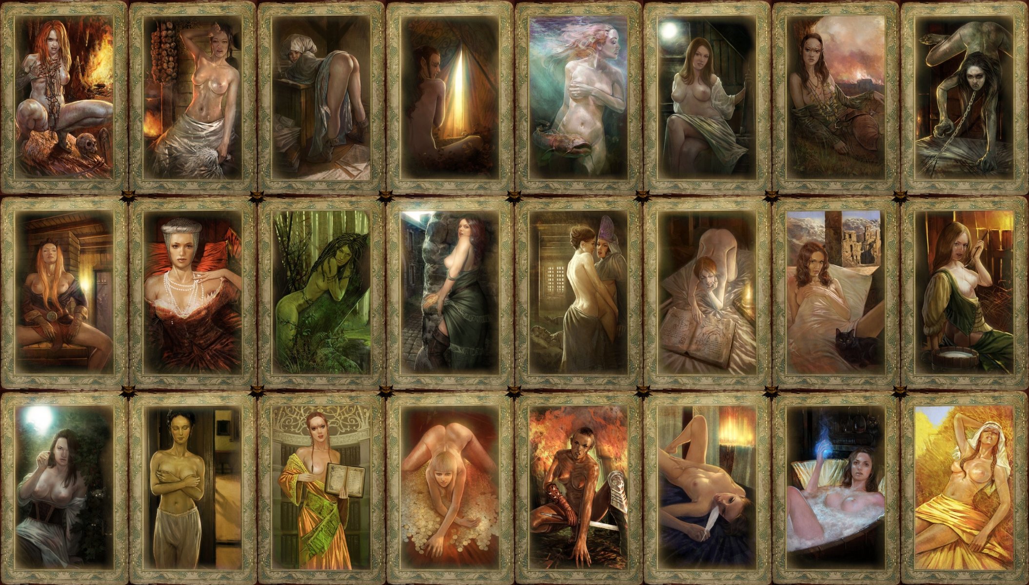 witcher ragazze carte