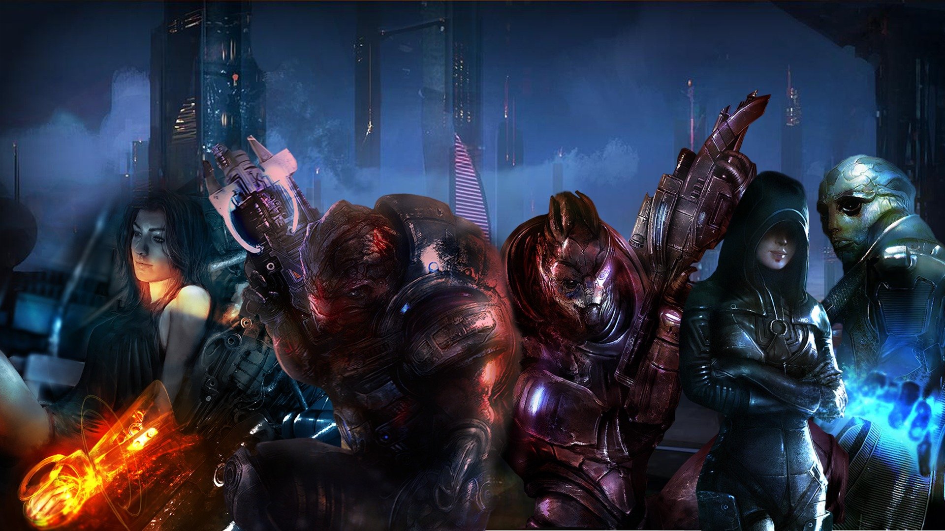 mass effect 3 miranda gryunt garrus kasumi thane they are going to save u