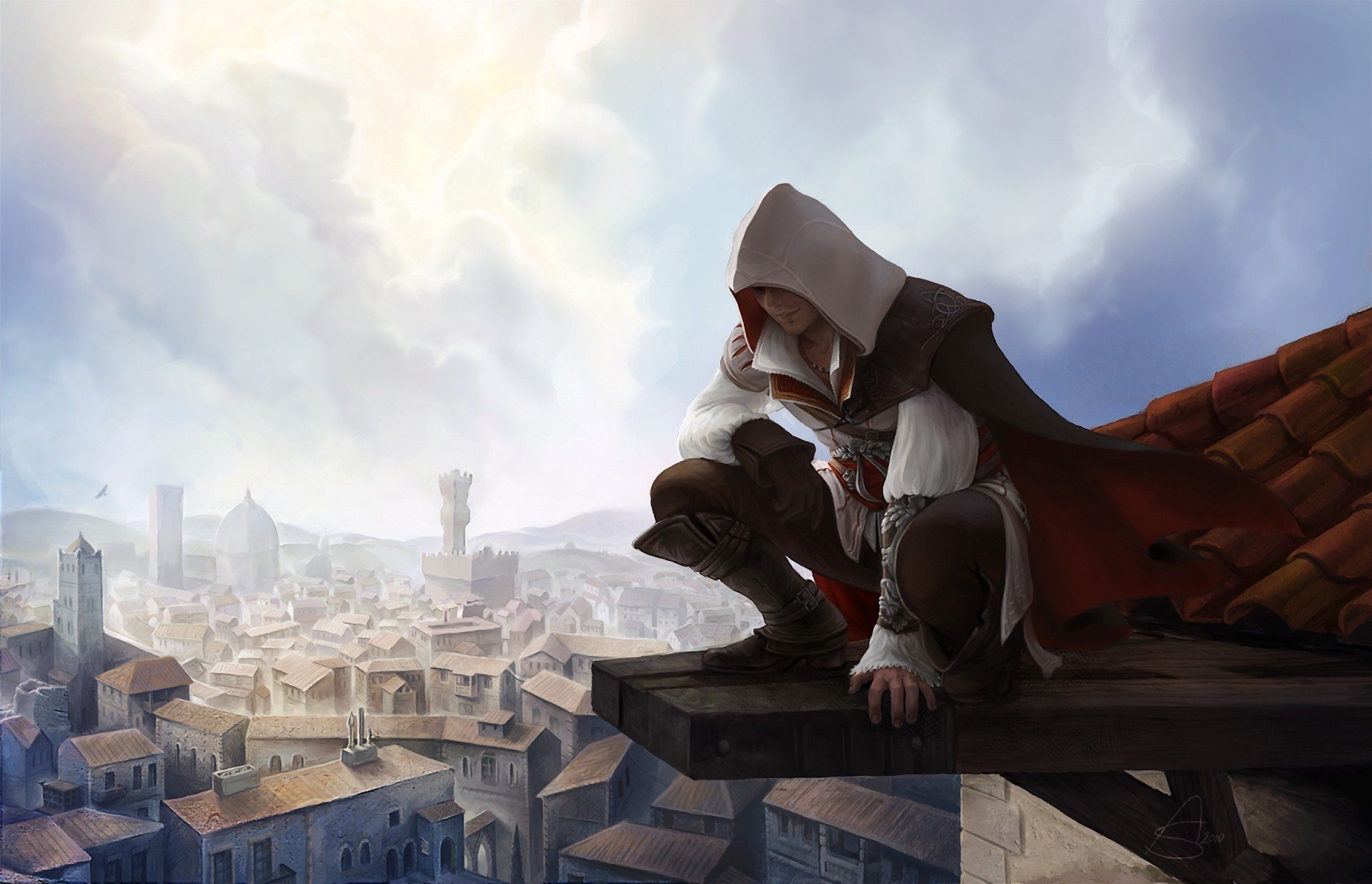 assassin s creed ii ezio miasto dach wysokość