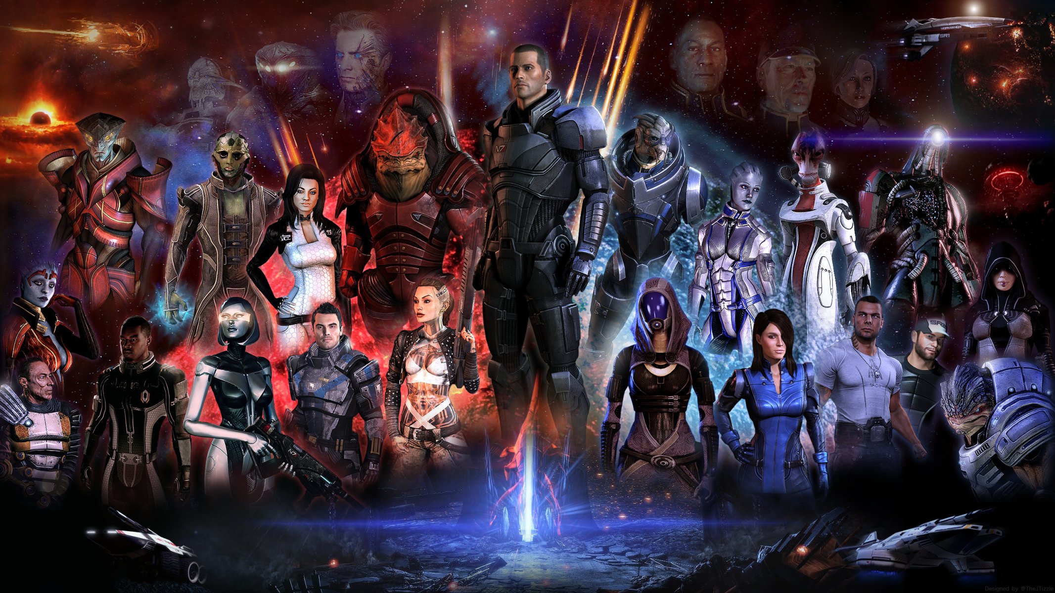 mass effect shepard all all all