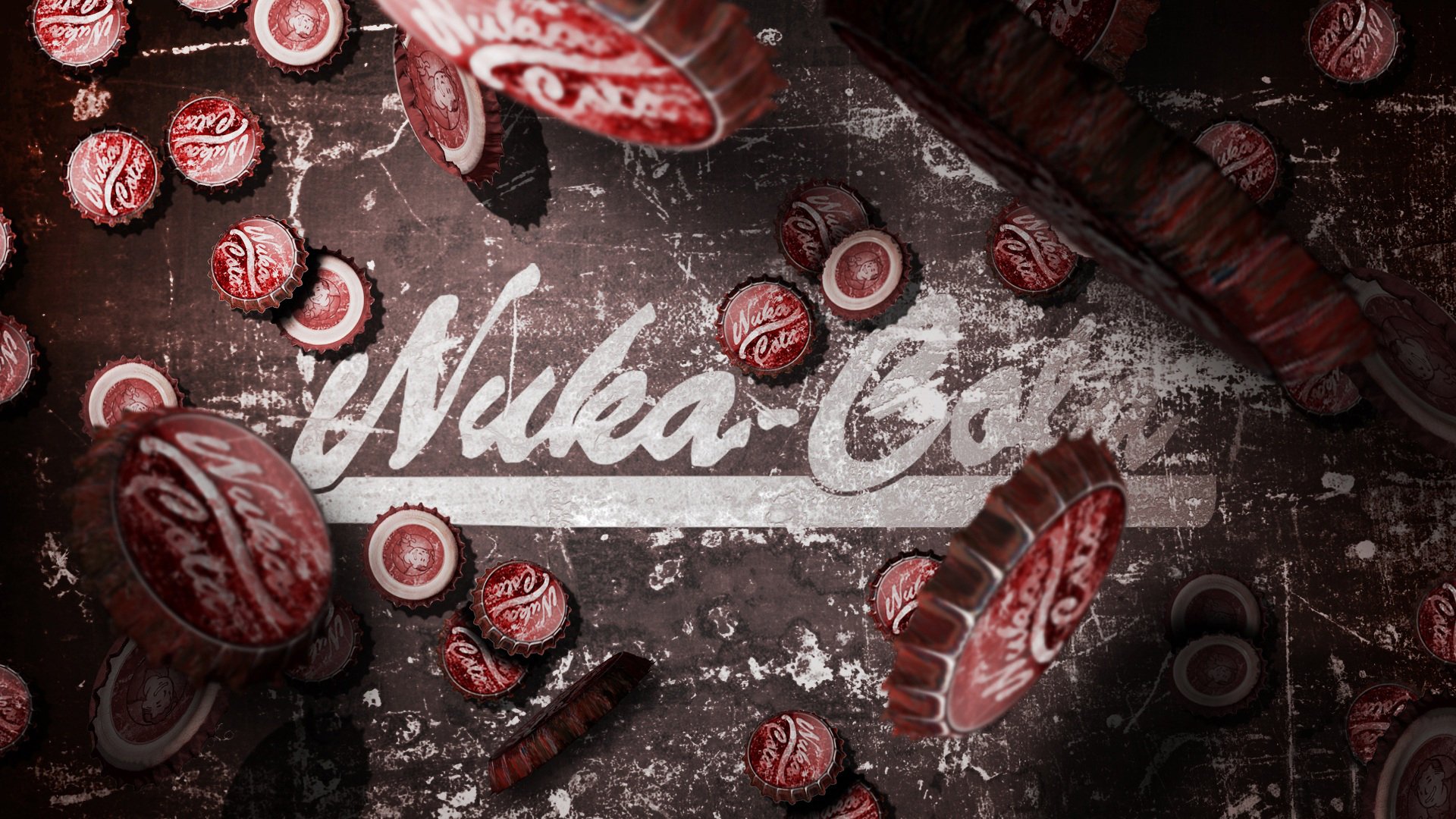 fallout 3 new vegas noyaux-cola couvercles couvercles beaucoup inscription