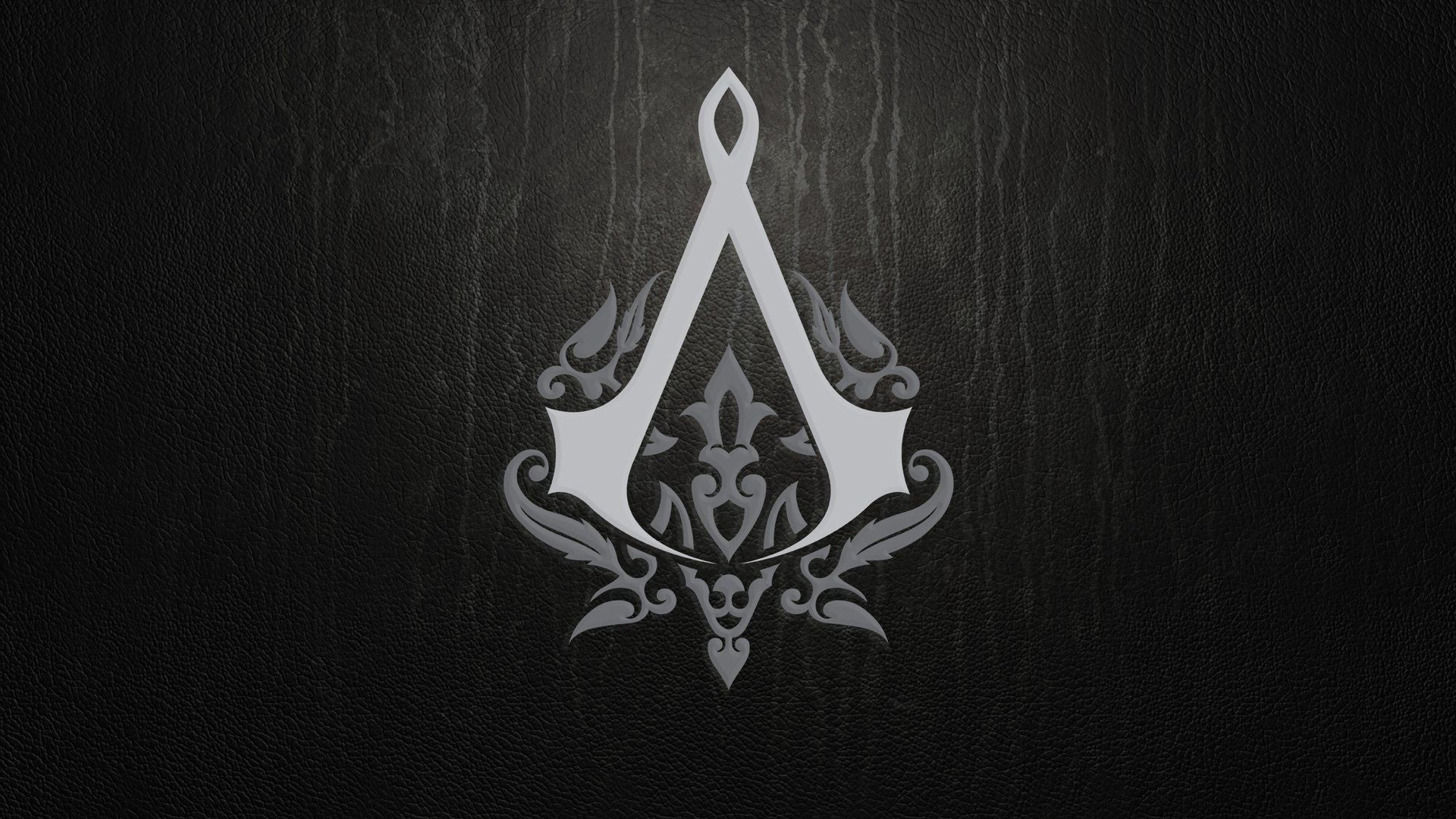 assassins creed gra logo godło znak tekstura skóra