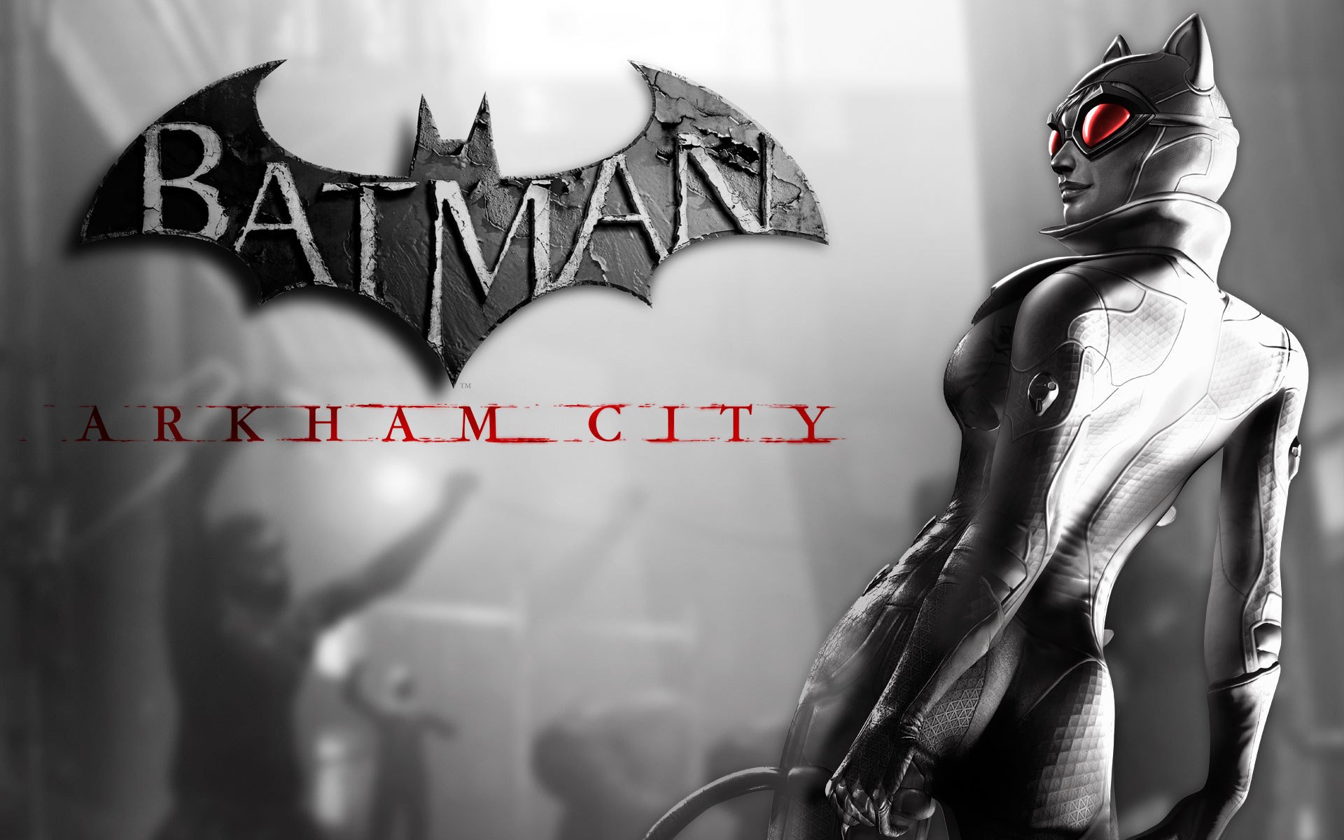 бэтмен arkham city женщина-кошка логотип