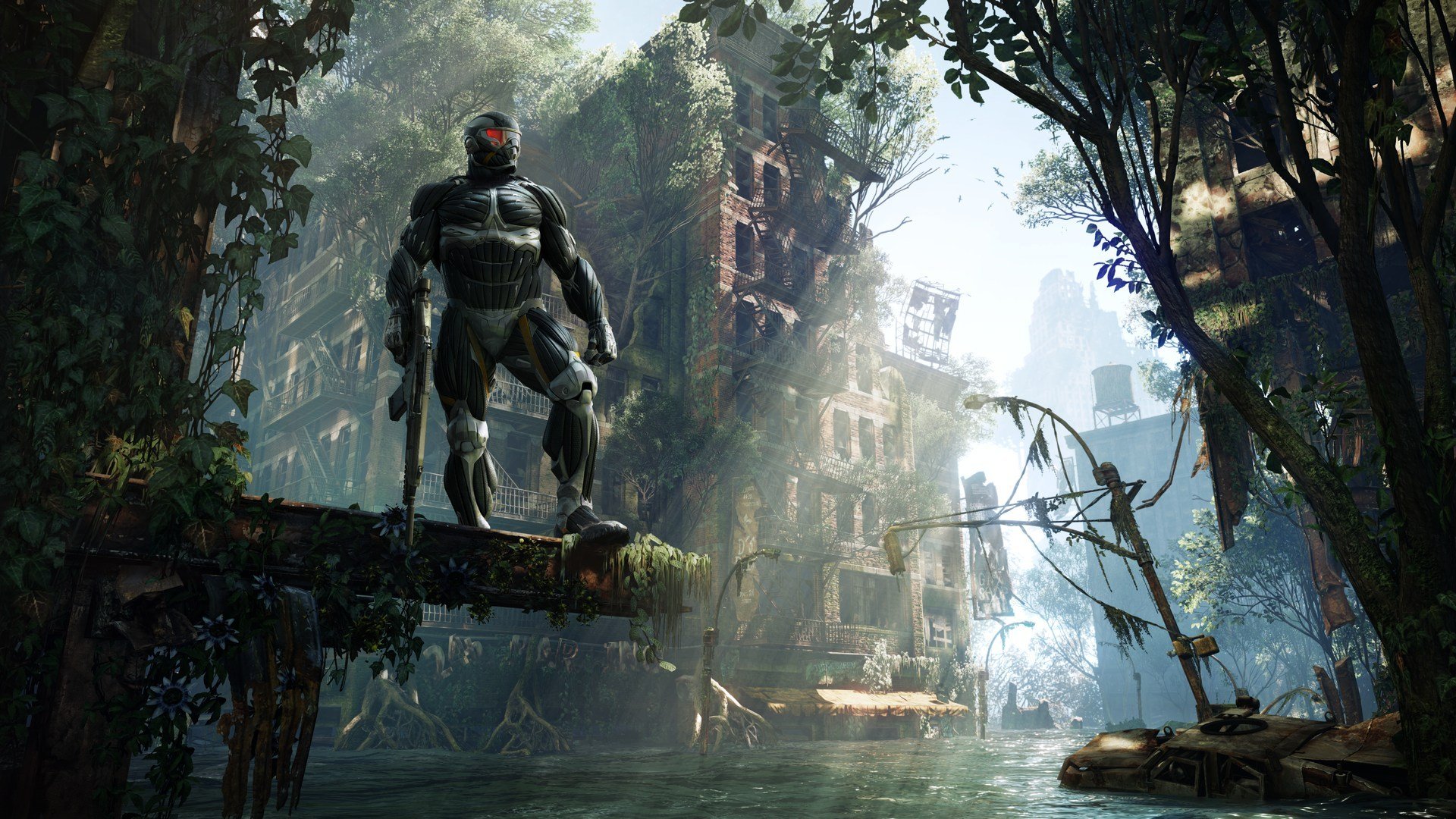 crysis 3 crytek apocalypse nanocastium ville jungle maisons