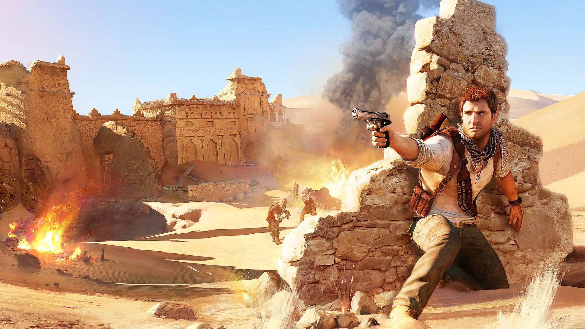 uncharted 3 nathan drake juegos desierto