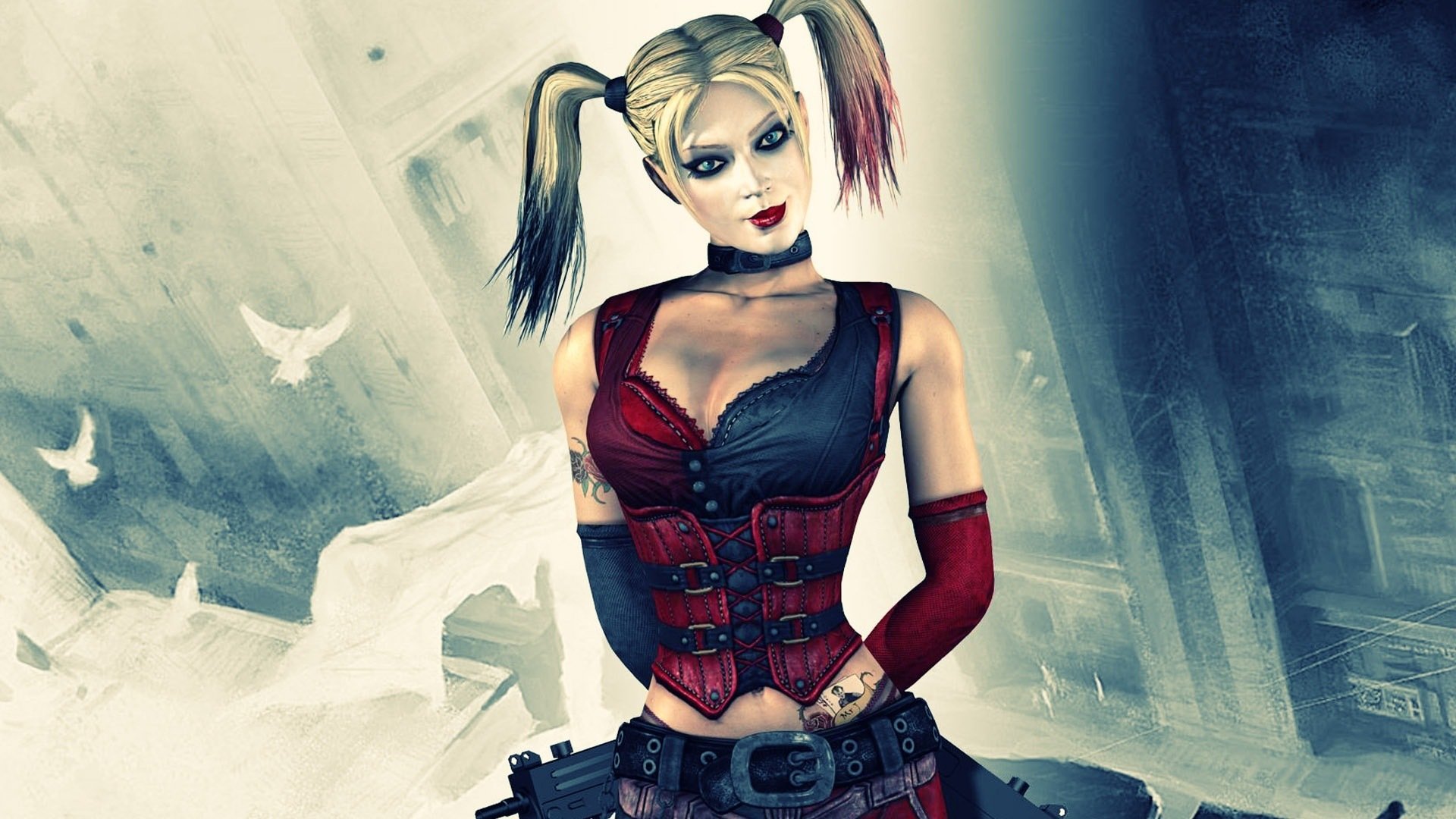 batman arkham city harley quinn adult