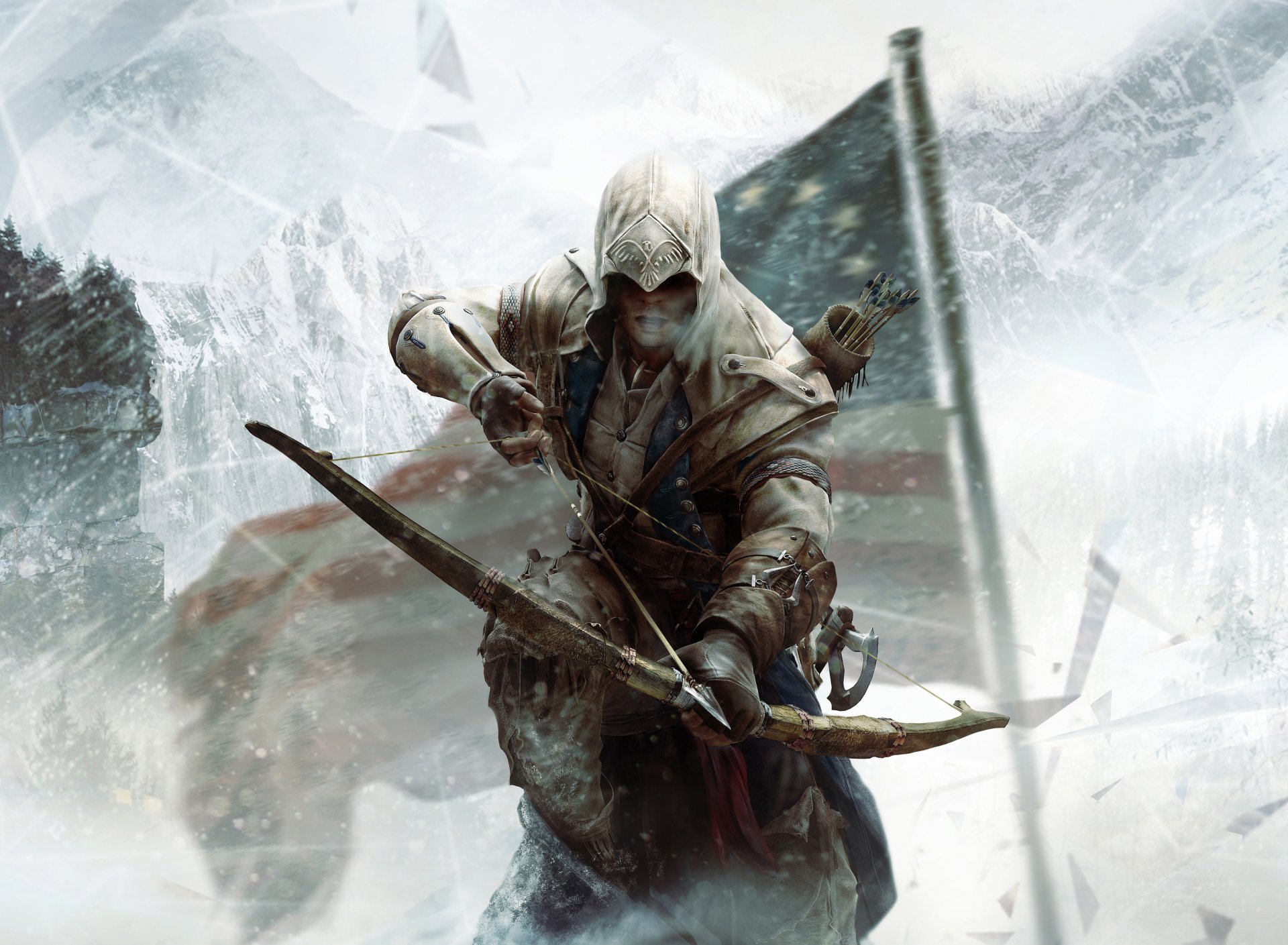 assassin s creed iii assassino assassin s creed 3 connor kenway radunhageidu mezzosangue indiano prato