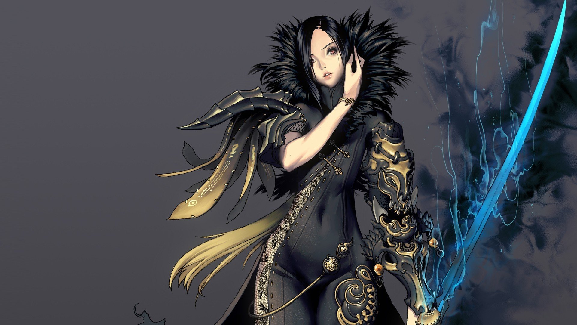 word girl dress brunette blade and soul