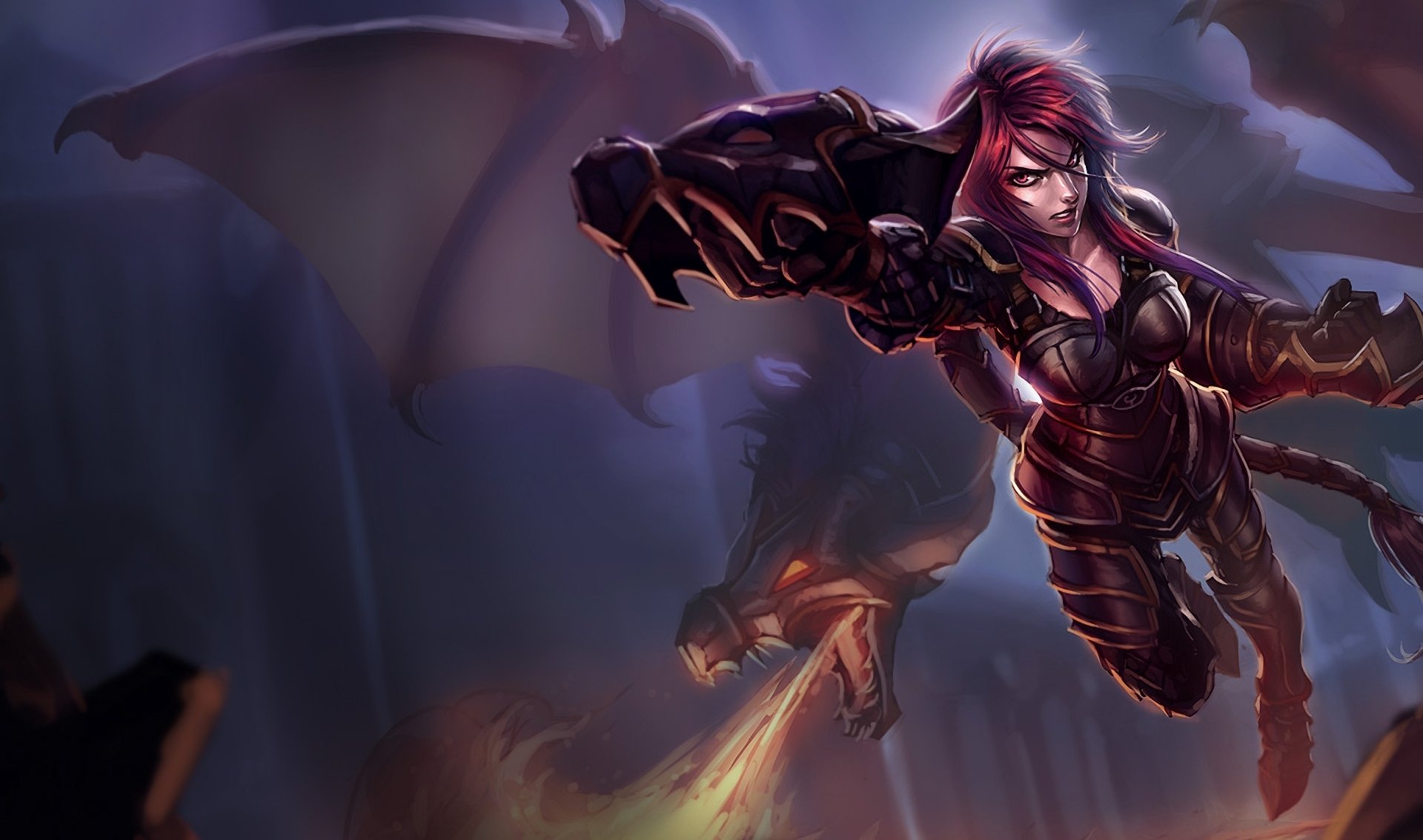 liga de leyendas shyvana ironscale shyvana chica armas dragón fuego armadura