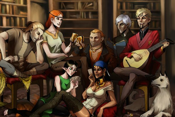 Funny pictures of dragon age 2 characters