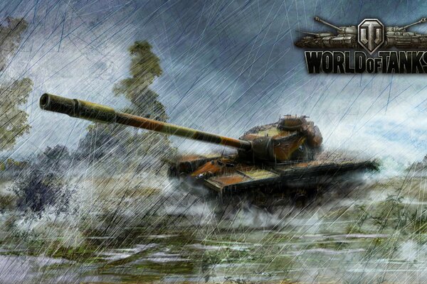 Gezeichnetes Bild von world of tanks