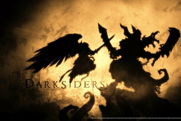 Angel and demon from the game Darkseiders