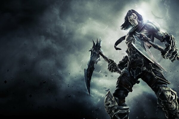 Art of the horseman of the apocalypse from the game darksiders 2