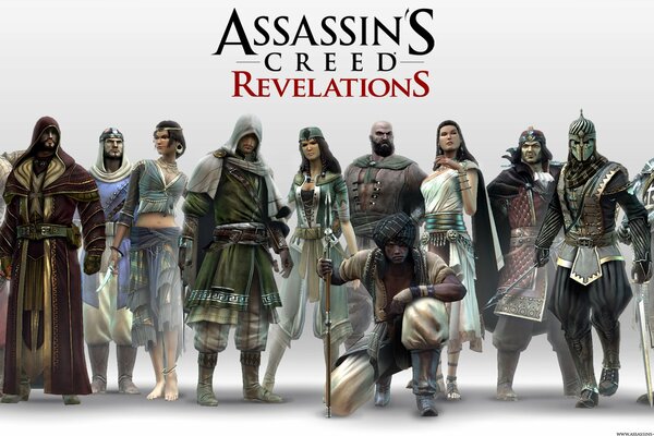 Personajes del multijugador de Assasins Creed